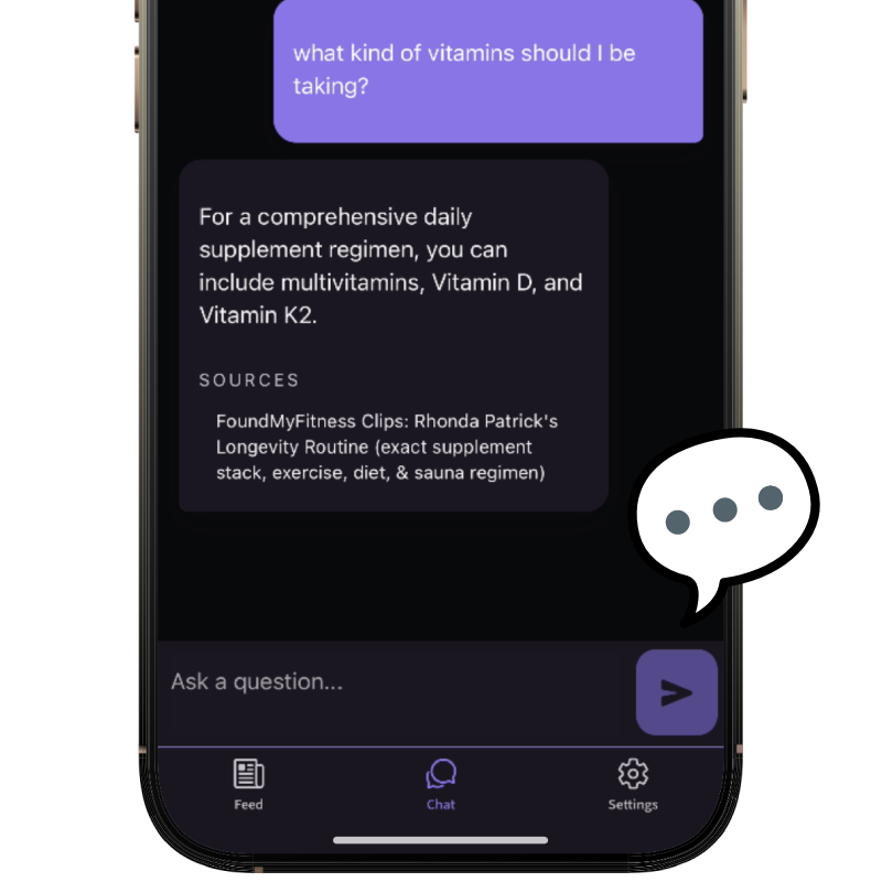 Ask questions and get source-linked answers from your library